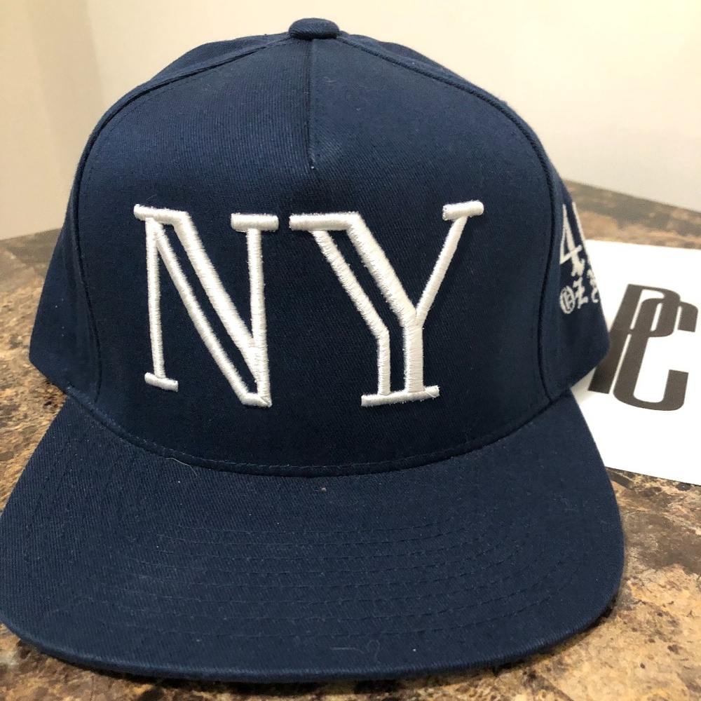 40oz NYC "NY" Blue Snapback Hat